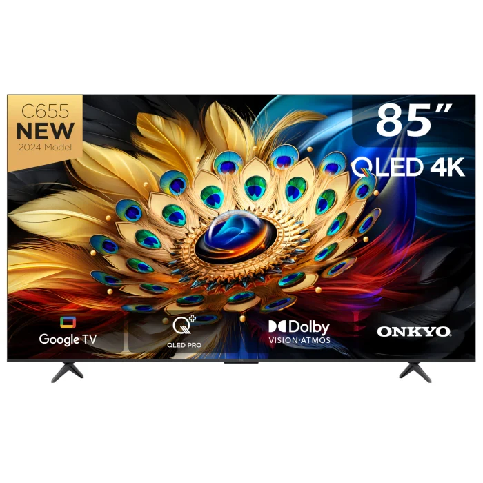 شاشة تي سي إل 85 بوصة QLED – 85C655