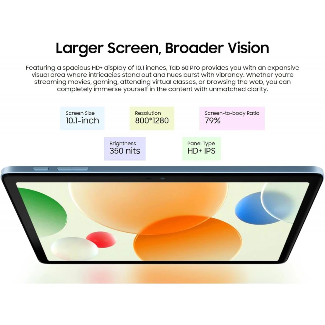 Blackview Tab 60 PRO Android 15 Tablet, 24GB+128GB, 10.1'' HD+ Display, 7700mAh Battery, Dual 4G SIM WIFI 5, 5MP+13MP Camera, 8.5mm Ultra Slim, Dual Speaker, W/ Keyboard, Mouse, Cover, Pen