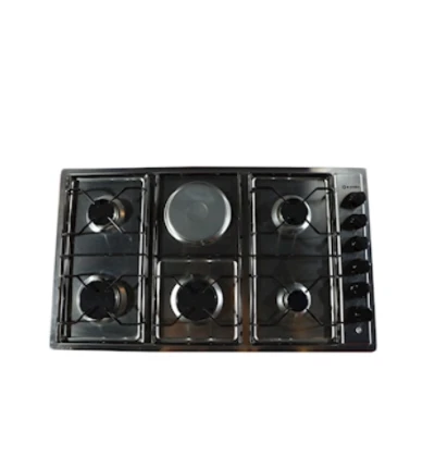 SMALVIC Built In Gas Hob 90cm 5 Gas burners and 1 Burner Electric – Stainless Steel
