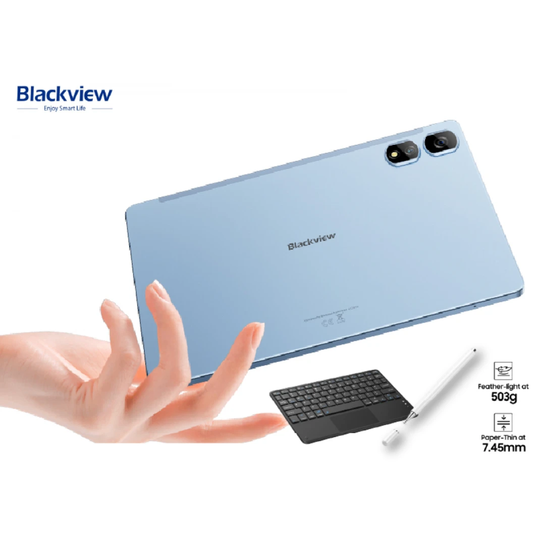 Blackview Tab 16 PRO 11'' FHD+ Display Android 14 Tablet, 8GB+16GB Ram 256GB Storage Widevine L1, 7700mAh Battery, Dual SIM 4G LTE, 13MP+8MP, FREE BT KEYBOARD & Stylus