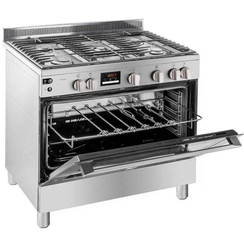 AEG Gas Cooker 90 cm 5 Burners – Stainless Steel