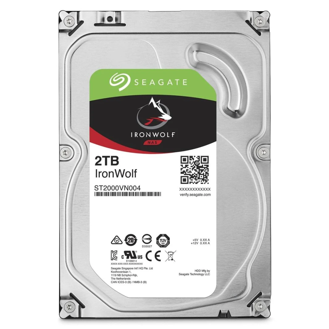 Internal Seagate IronWolf Hard Drive 2TB 64MB Cache 3.5"