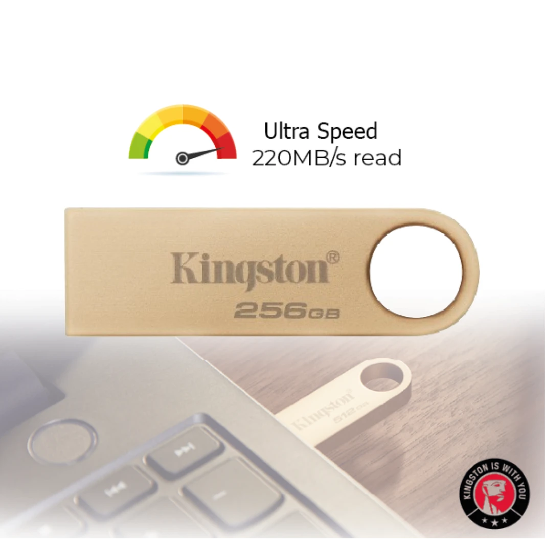 Kingston DataTraveler SE9 G3 - 256 GB - USB Flash Drive USB 3.2  flash drive up to 220MB/s read and 100MB/s write
