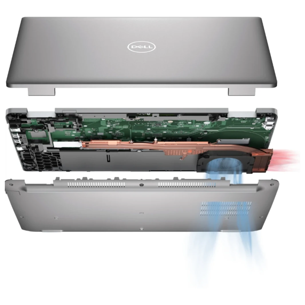 Dell Latitude 5530 15.6" HD 12th Gen Intel Core i5-1235U, 16GB Customized RAM, M.2 512G PCIe NVMe, Titan Grey Business Laptop (3 Years Warranty)