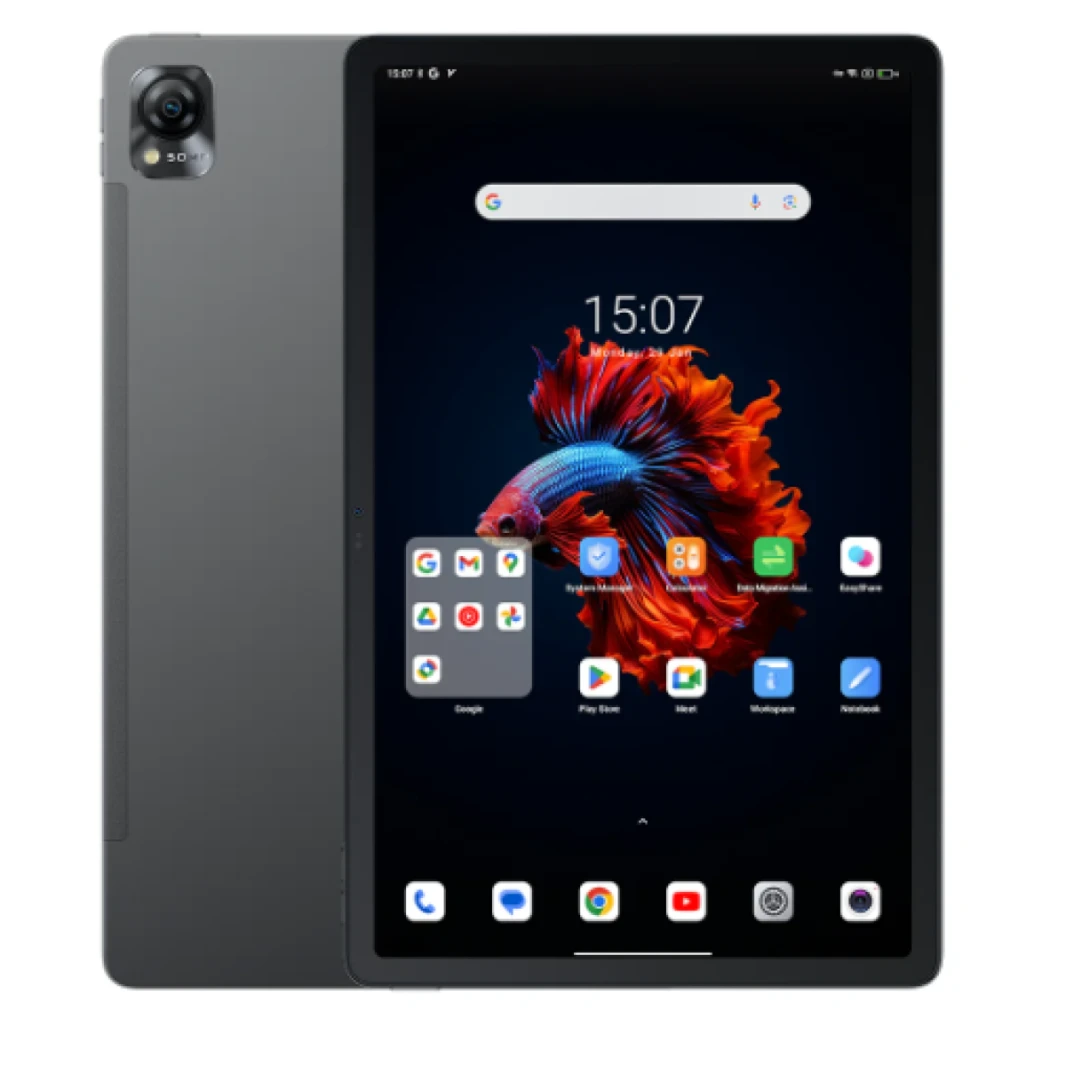 Blackview Mega1 Tablets 11.5 inch 120 Hz 2.4K FHD+ Android, 50MP Camera, 256GB Storage / 12GB RAM 33W Fast Charger 8800mAh, 4G Dual SIM Tablet with BT Keyboard - Dreamy Purple