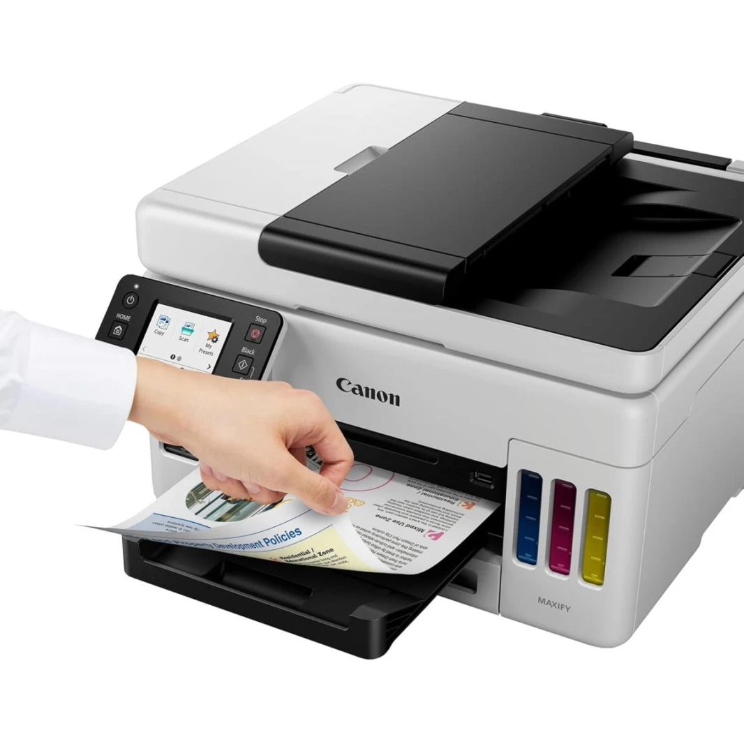 Canon MAXIFY GX6040 Multifunction Printer with Colour Ink Tank (Copy+Scan/WiFi) Automatic Document Feeder