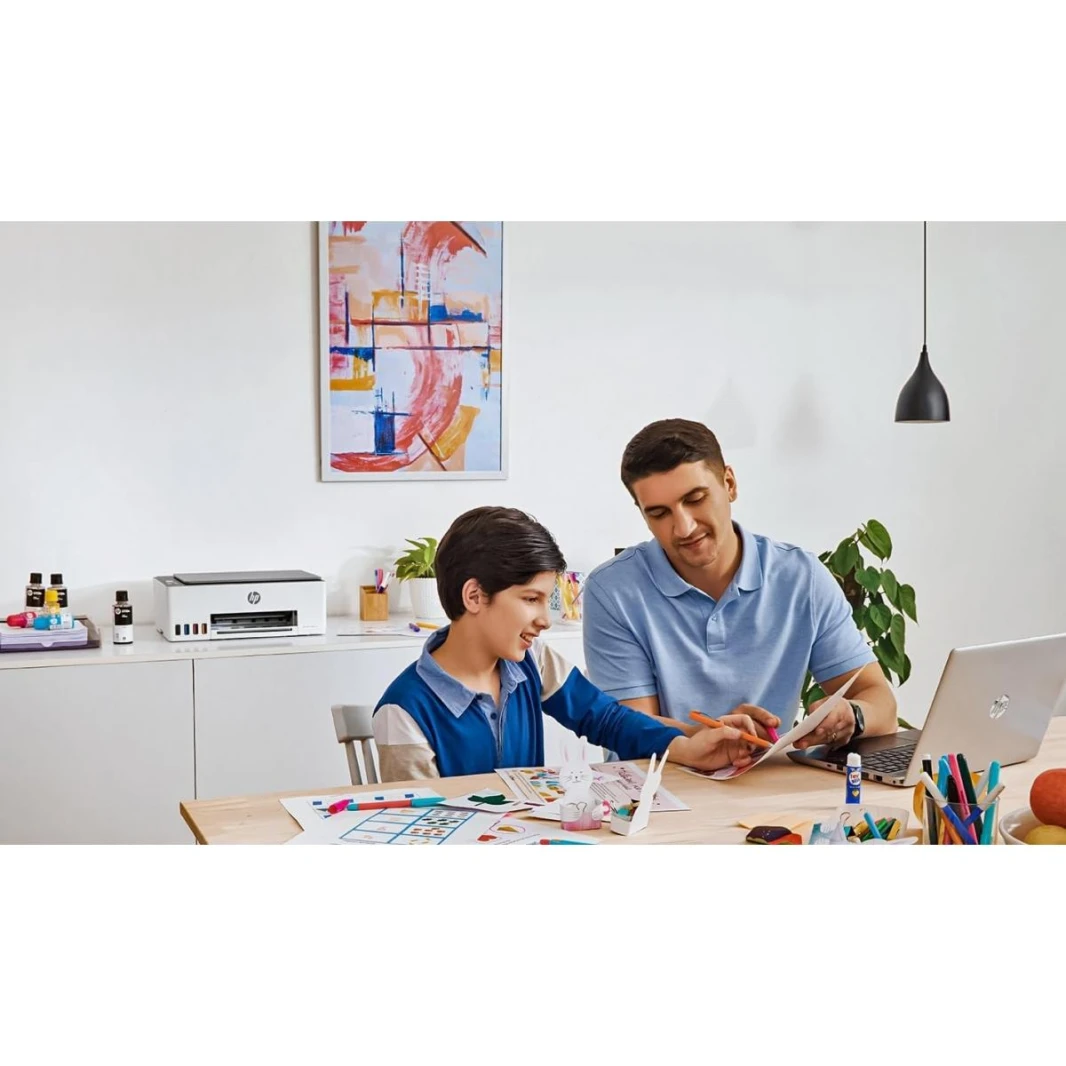 HP Smart Tank 585 All-in-One Printer ,Ink Color Black & Colour, Wi-Fi / Bluetooth, Up to 12,000 black pages and 6,000 color pages