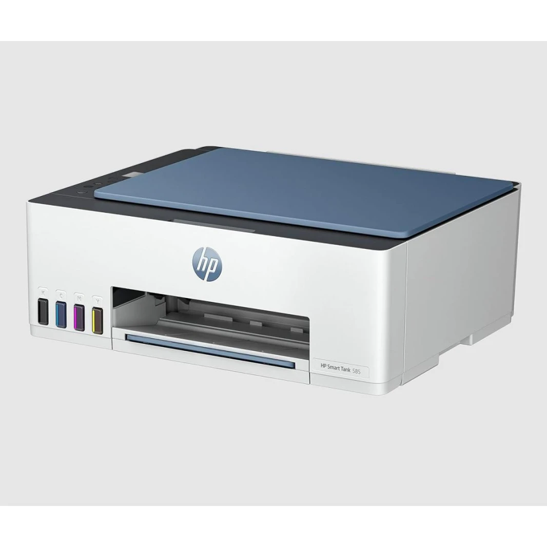 HP Smart Tank 585 All-in-One Printer ,Ink Color Black & Colour, Wi-Fi / Bluetooth, Up to 12,000 black pages and 6,000 color pages