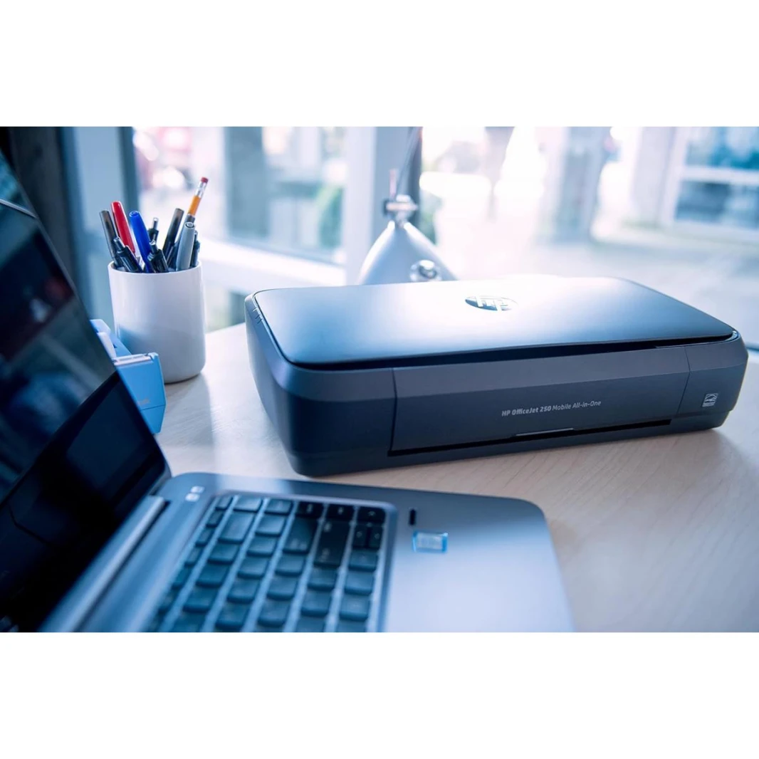 HP OfficeJet Pro 202 Printer Inkjet 9 ppm (black) and 6 ppm (colour) Business Printing Wireless Easy Portable Charge Printing Mobile Printer Long-Lasting Battery