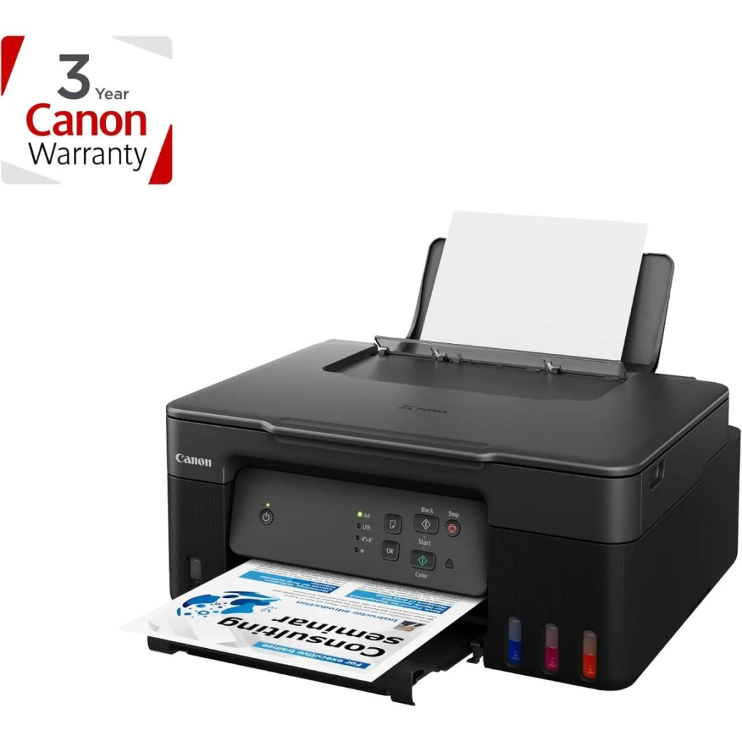 Canon PIXMA G2430 Colour 3-in-1 Refillable MegaTank Printer, Fast, affordable and efficient MegaTank printer, Black