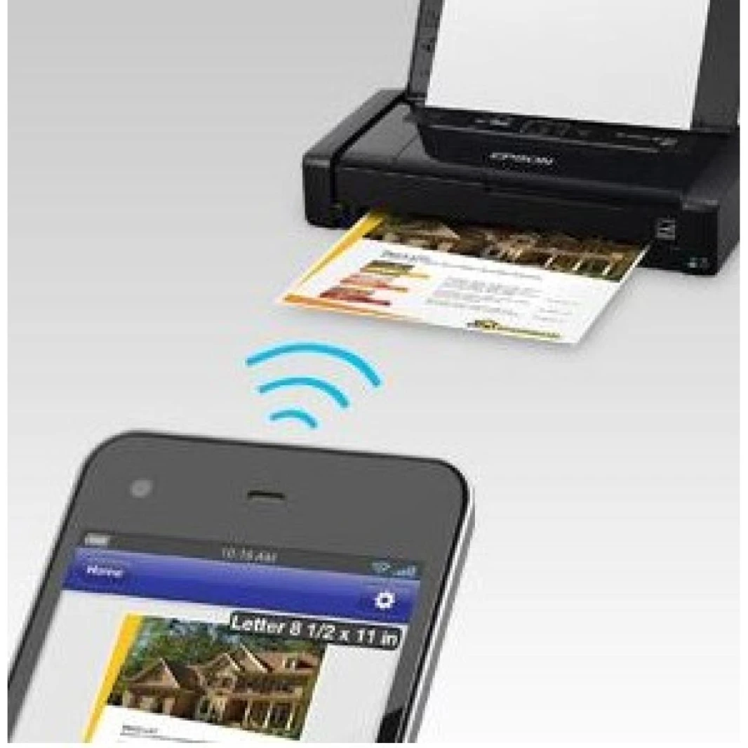 Epson Workforce WF-100W Wireless Inkjet Color Portable/Mobile Printer World’s Lightest and smallest Mobile Printer