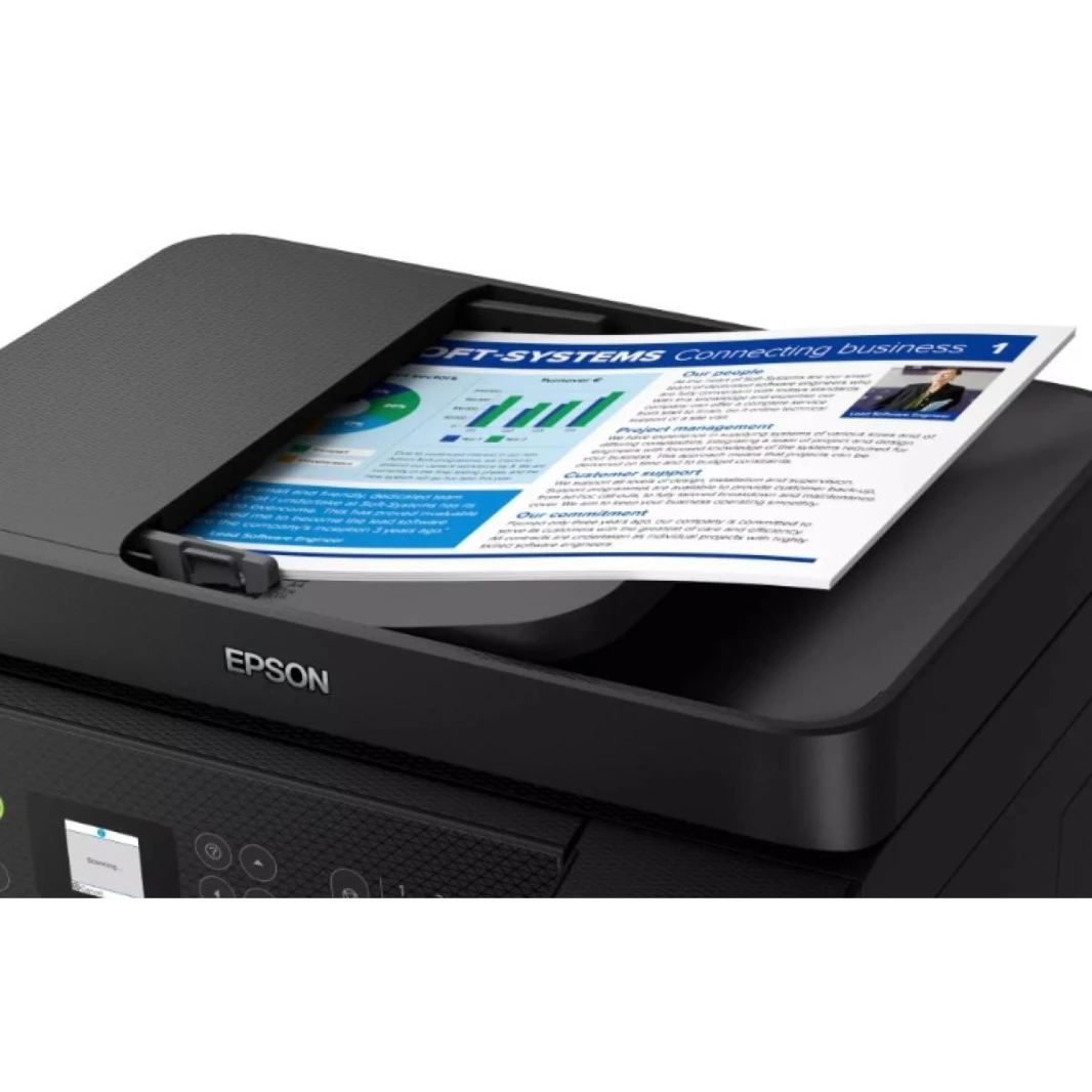 Epson EcoTank L5290 A4 Wi-Fi All-in-One Ink Tank Print, Scan, Copy, Fax with ADF Borderless printing up to 4R Wi-Fi Direct