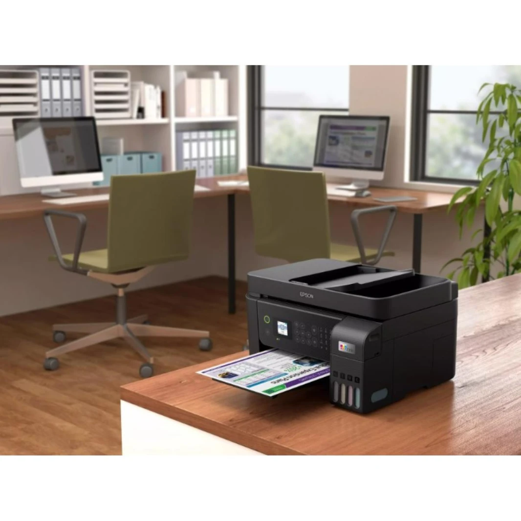 Epson EcoTank L5290 A4 Wi-Fi All-in-One Ink Tank Print, Scan, Copy, Fax with ADF Borderless printing up to 4R Wi-Fi Direct
