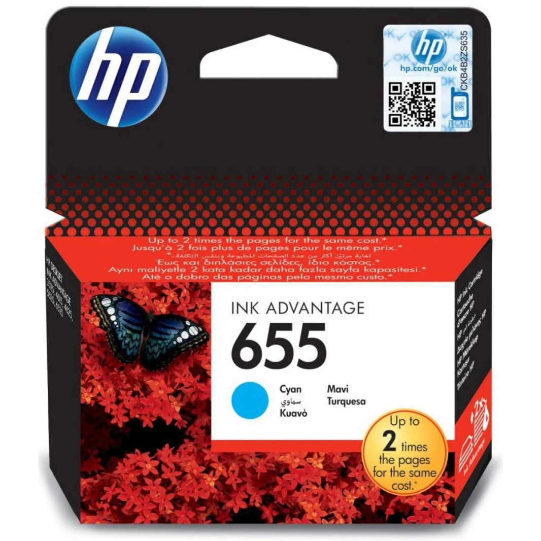 HP Ink 655 Cyan
