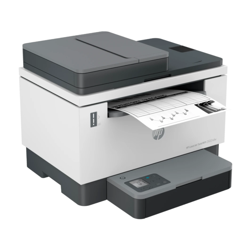 HP LaserJet Tank MFP 2602sdw Mono Printer | Print, Copy, Scan | up to 5,000 pages of Original HP Toner