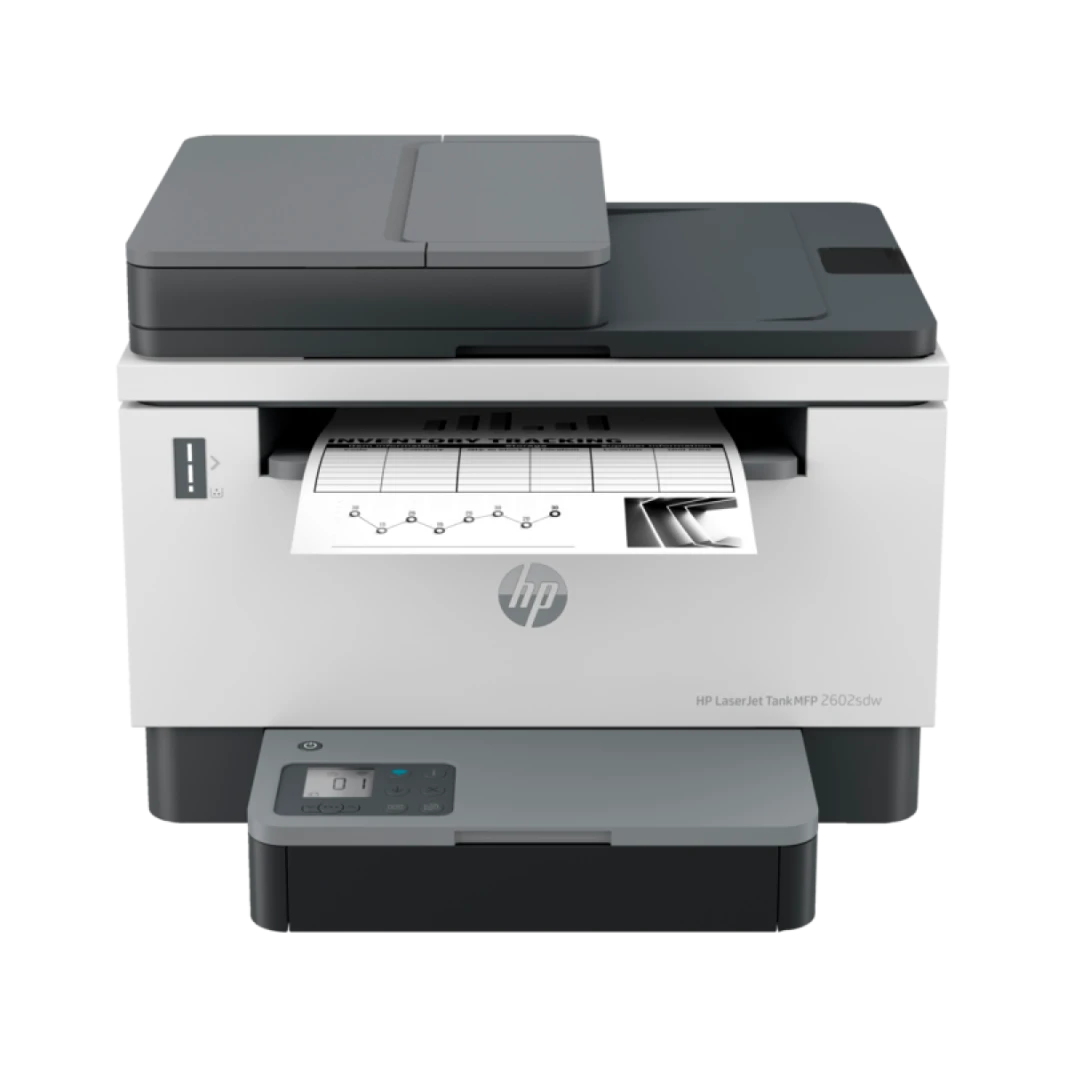HP LaserJet Tank MFP 2602sdw Mono Printer | Print, Copy, Scan | up to 5,000 pages of Original HP Toner