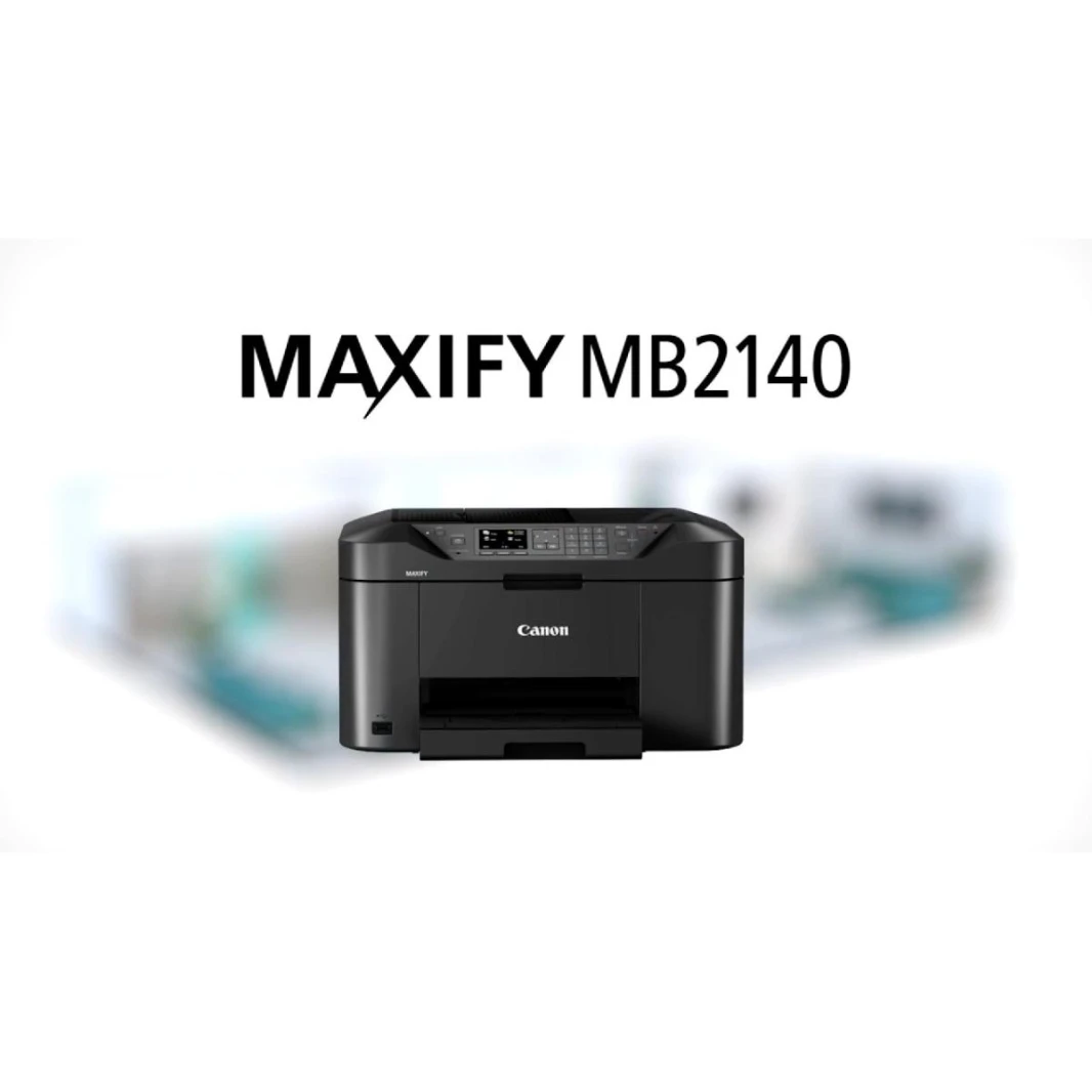 Canon MAXIFY MB2140, Automatic 2 Side Duplex Printing , Versatile Printer, Scanner, Copier and Fax Designed for Home Offices - 3 Year Warranty