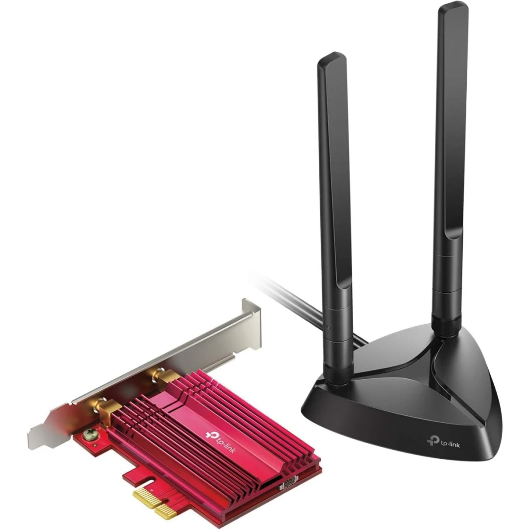 TP-Link WiFi 6 AX3000 PCIe WiFi Card (Archer TX3000E), Up to 2400Mbps, Bluetooth 5.2, 802.11AX Dual Band Wireless Adapter with MU-MIMO,OFDMA,Ultra-Low Latency