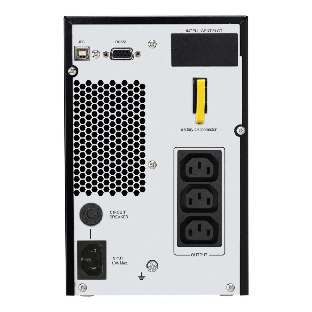 APC Easy UPS On-Line, 1000VA/800W, Tower, 230V, 3x IEC C13 outlets, Intelligent Card Slot, LCD Double Conversion Online, Sine wave
