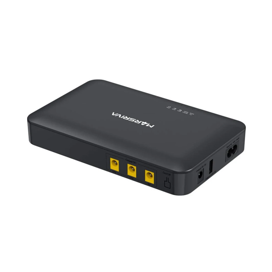 MARSRIVA Smart Mini DC UPS / 30 Watts 8000 mAh Multi-OutPut 4*DC & 1* USB - KP1 Ultra