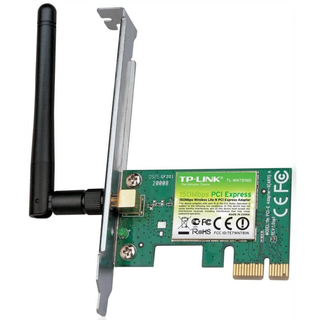 TP-LINK Wireless PCI Express Adapter  150Mbps TL-WN781ND