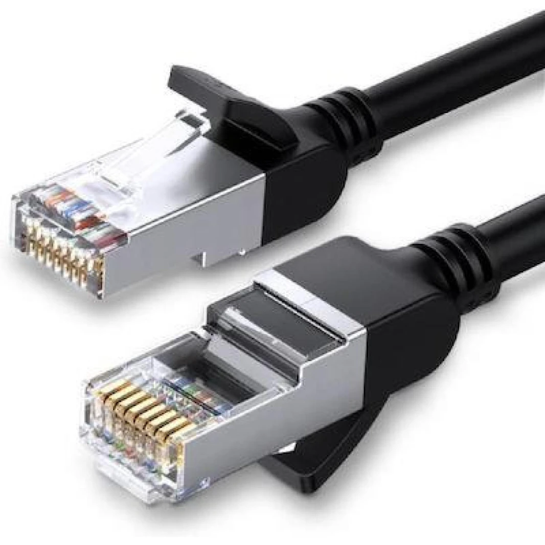 UGREEN 20160, Cat 6 U/UTP Lan Cable RJ45 Ethernet Patchcord, 10M (Black)