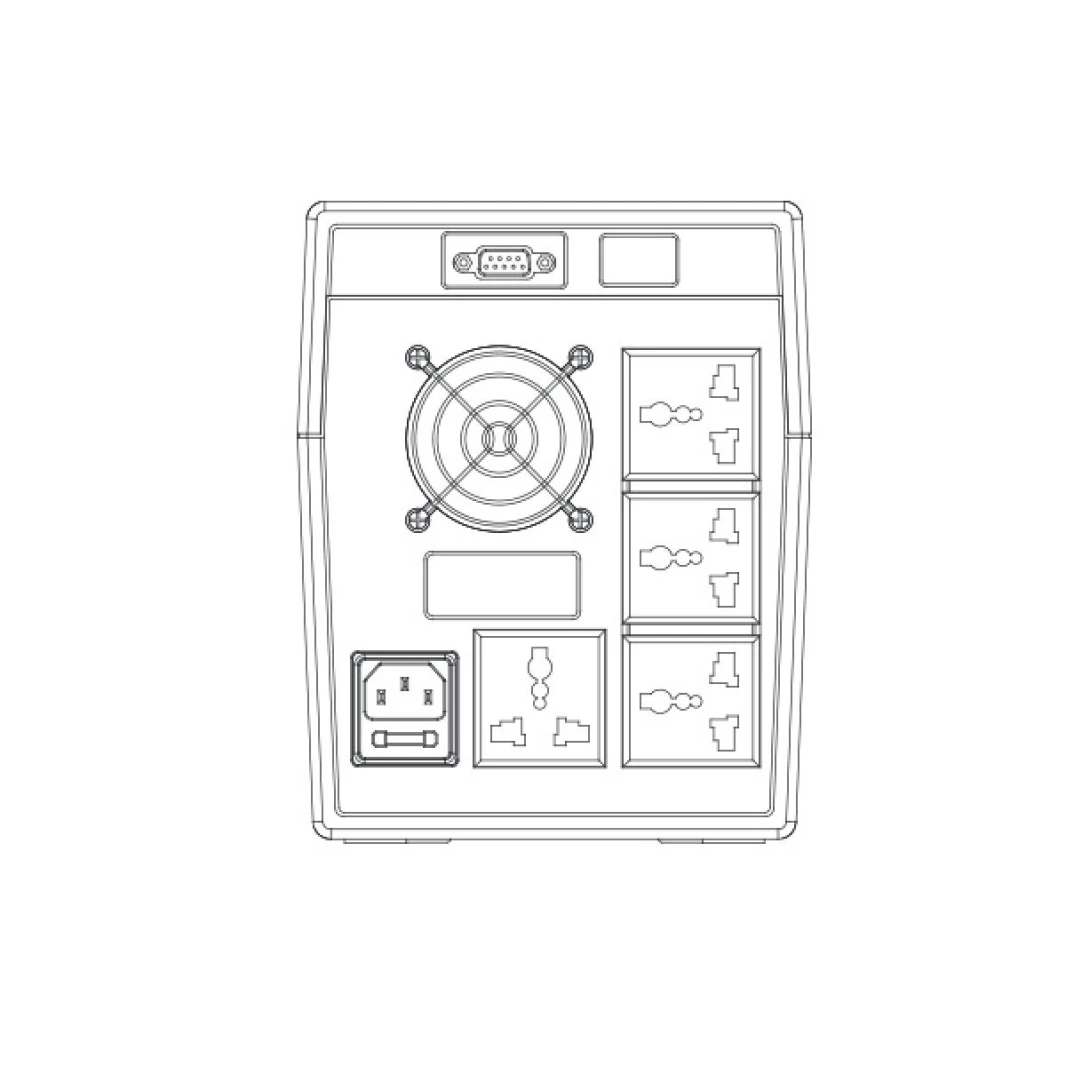LINKCOMN OFFLINE UPS Smart Backup 2000VA 1200W Backup Interactive LCU2000
