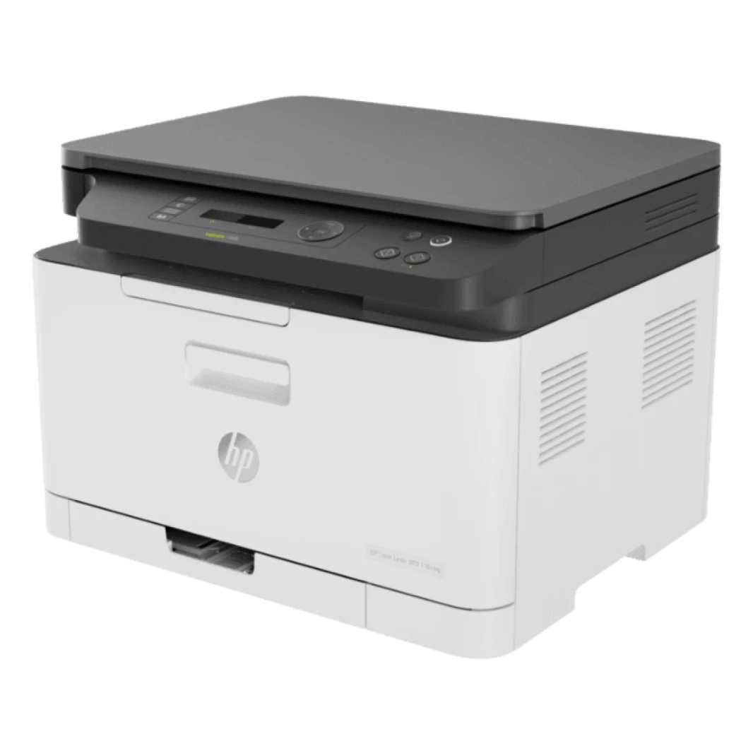 Printer HP Color Laser MFP 178nw Wireless All in One Laser Printer with Mobile Printing & Built-in Ethernet & Wiifi Manual Duplex Speed Black 18 ppm & Color 4 ppm 1 Year Warranty