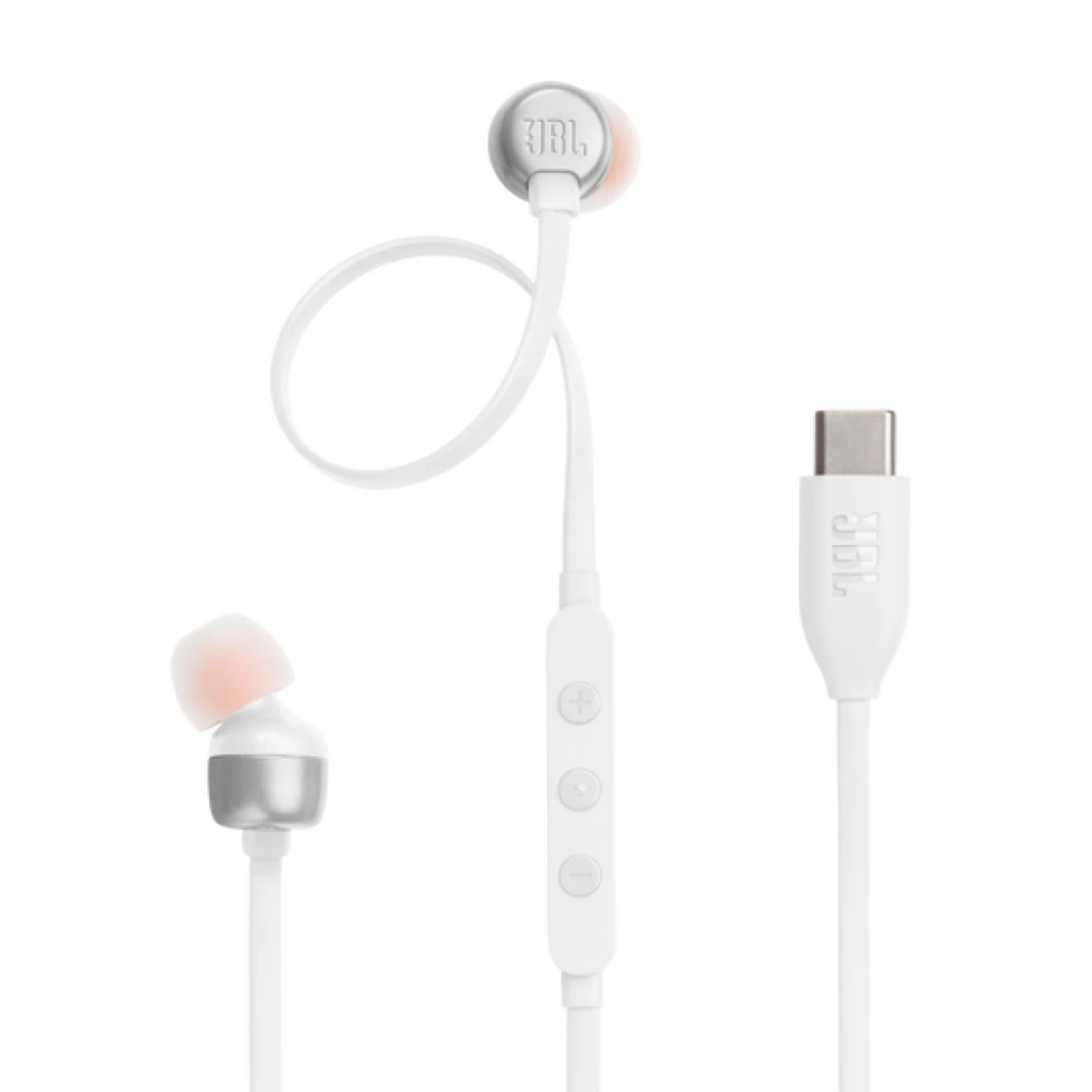 JBL Tune 310C Type-c In-ear headphones with Hi-Res Audio support and JBL Pure Bass Sound, USB-C connectivity, 3-button remote with microphone and EQ presets control