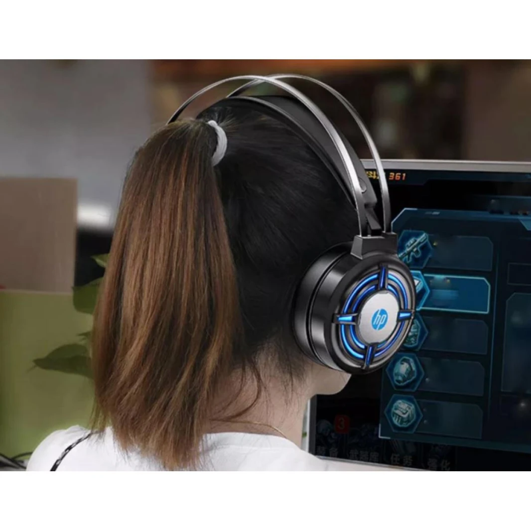 HP H120 USB  Gaming Headset with Mic Control & Large Earmuffs