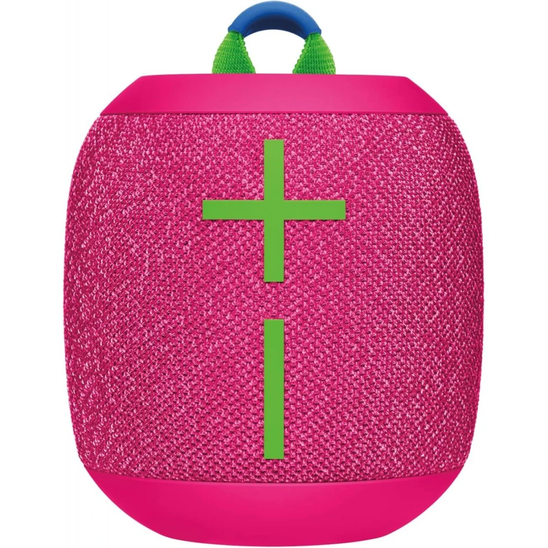 Ultimate Ears WONDERBOOM 3, Small Portable Wireless Bluetooth Speaker, Big Bass 360-Degree Sound for Outdoors, Waterproof, Dustproof IP67, Floatable, 131 ft Range - Performance Pink