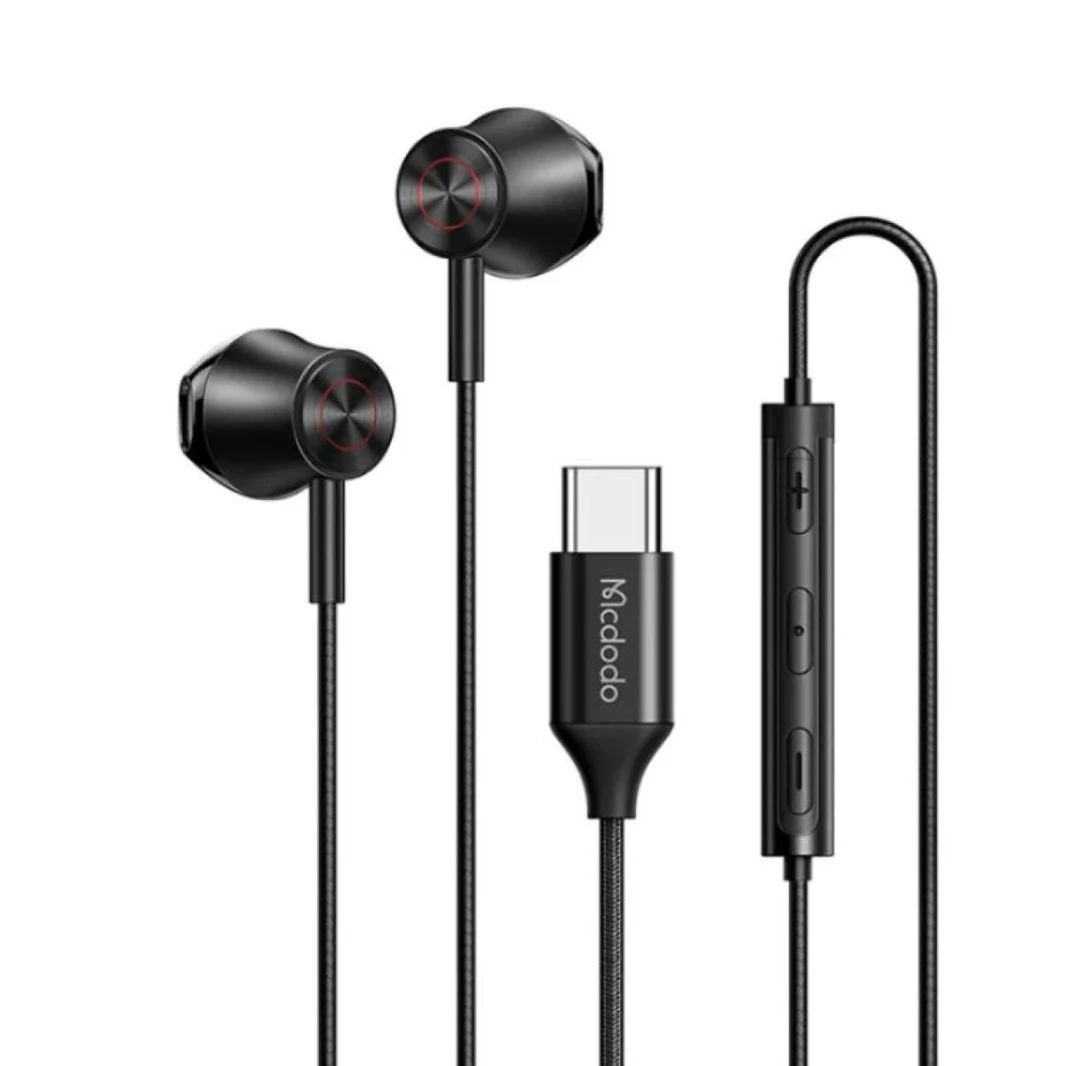 Mcdodo HP-4070 Type-C Wired Earphone (Flat-ear Version)