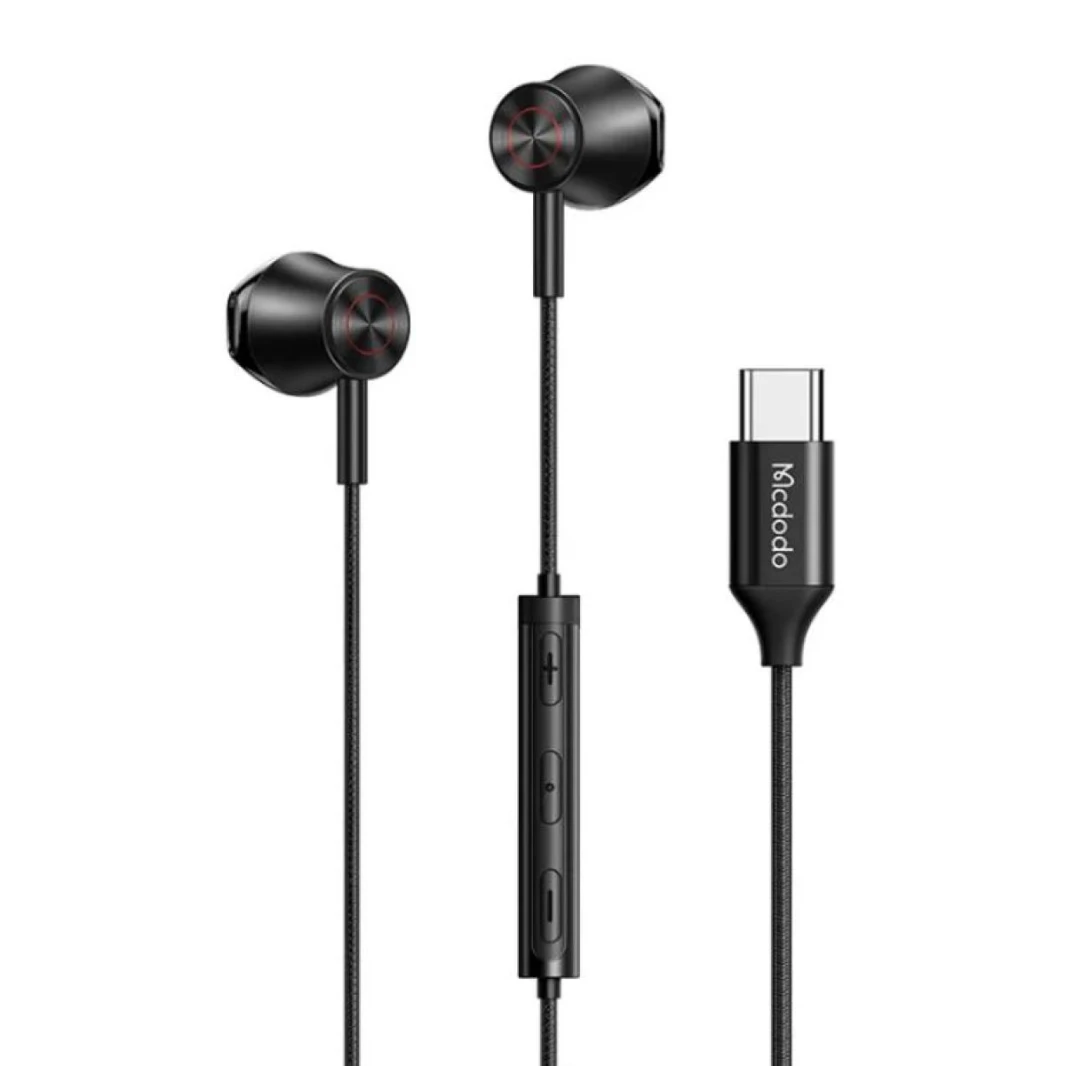 Mcdodo HP-4070 Type-C Wired Earphone (Flat-ear Version)