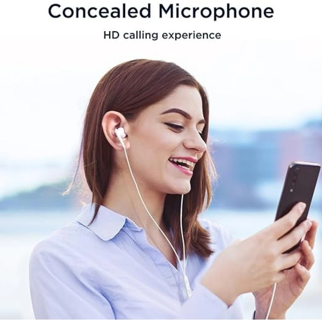Joyroom JR-EW04 Wired Series Half In-Ear Wired Earphones