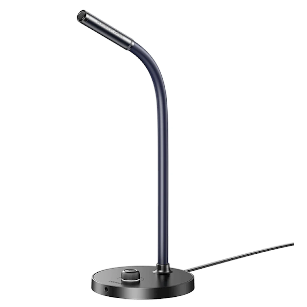 UGREEN CM564 USB Desktop Omnidirectional Microphone with Built-In Volume and Mute Controls, Intelligent Noise Reduction, and Adjustable Body for Video Conference, Live Streaming and Recording