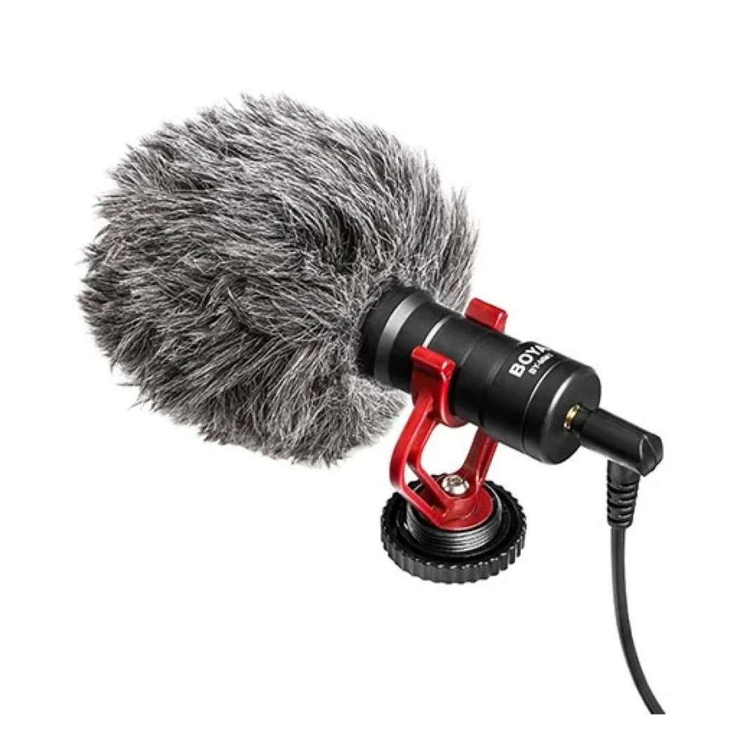 Boya BY-MM1 Universal Cardioid Wired Microphone No battery required, plug and play