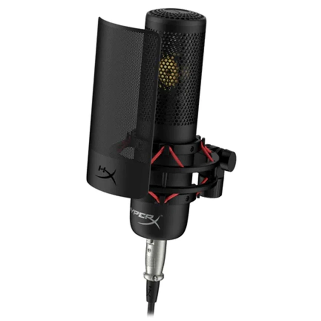 HyperX ProCast Microphone Anti-Vibration Shock Mount Gold-sputtered large diaphragm condenser, XLR Connection