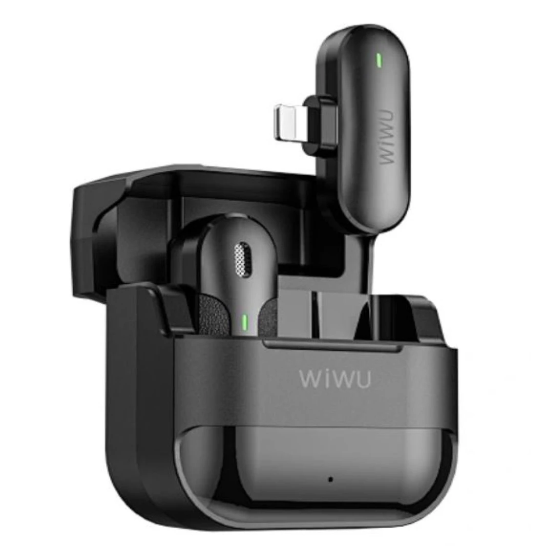 WIWU Wi-WM001 Mini, Low Latency, AI Noise Reduction, Plug And Play, Wireless Microphone For Type-C - 18 Months Warranty