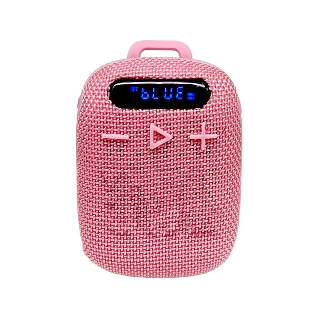 Wind 3 Max Outdoor Bicycle Mini Wireless Stereo Portable Speaker Built-in Mic Shockproof Waterproof Bluetooth Speaker for Backpack - Pink
