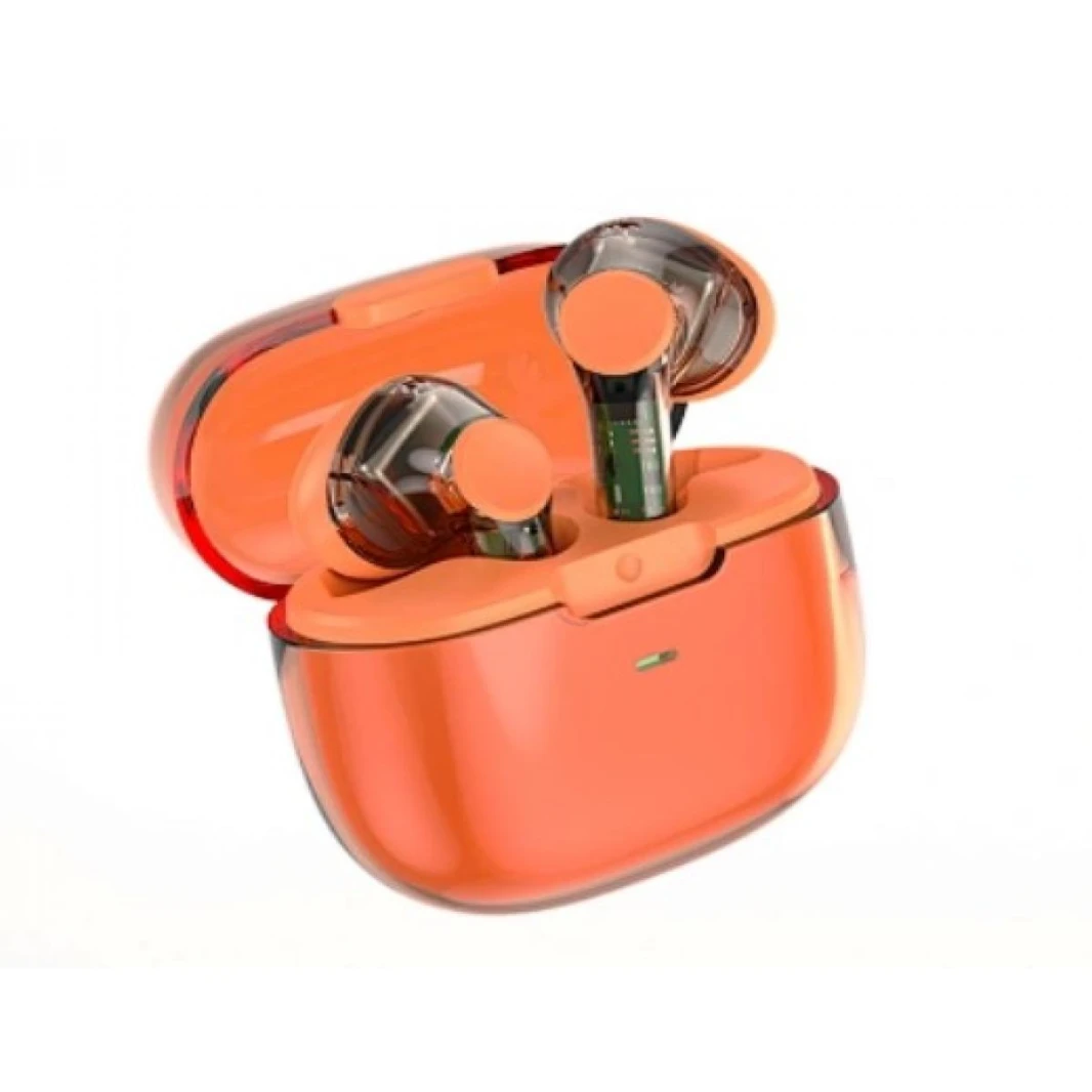 WiWU Newest Design TWS-12 Wireless Bluetooth V5.3 Earbuds 5h For Music, 4H For Phone Call Multiple colors  - Red