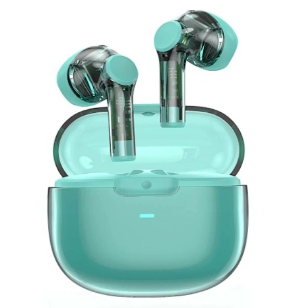 WiWU Newest Design TWS-12 Wireless Bluetooth V5.3 Earbuds 5h For Music, 4H For Phone Call Multiple colors  - Green