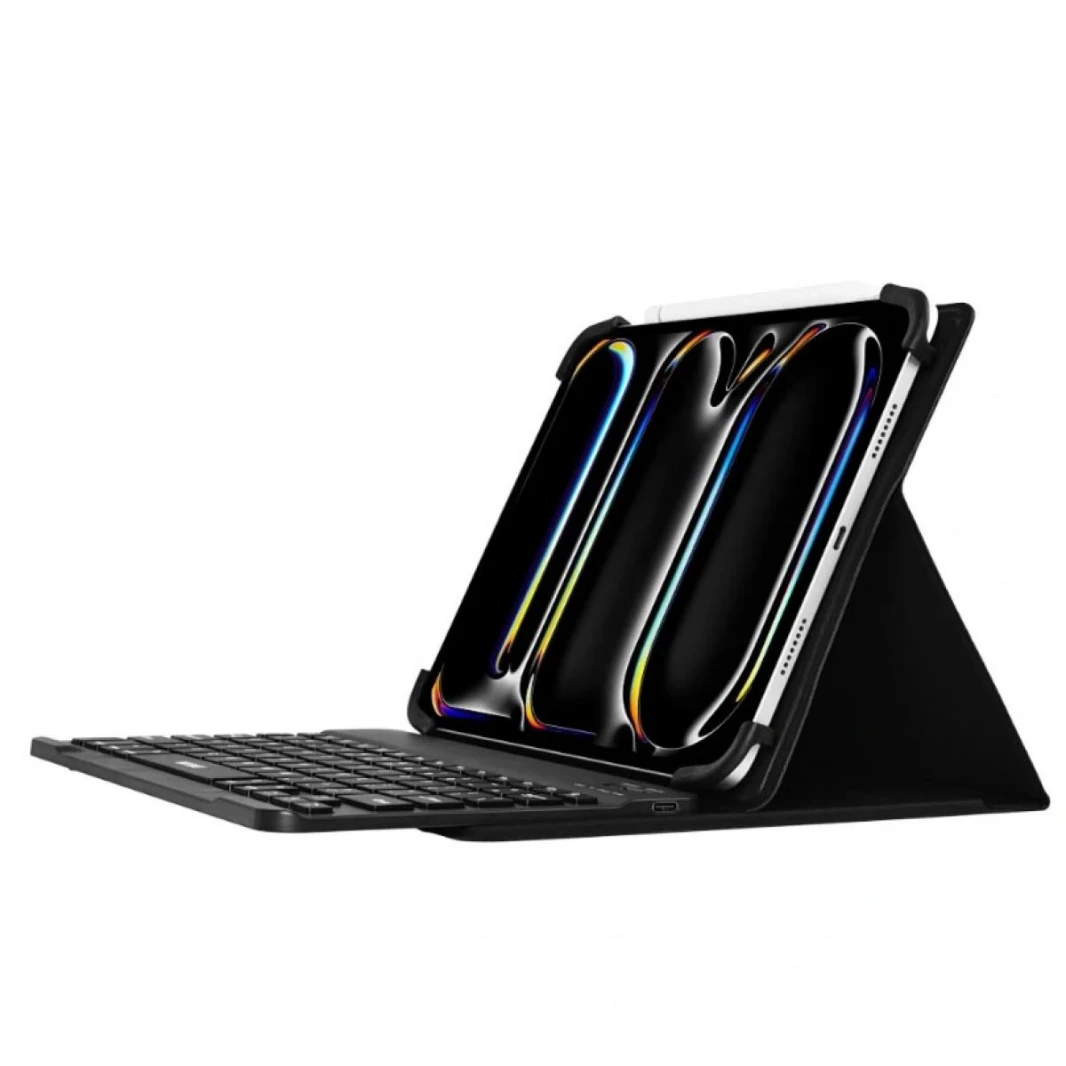 Wiwu Universal Keyboard Case 7-8 (English& Arabic) Black - 18 Month Warranty