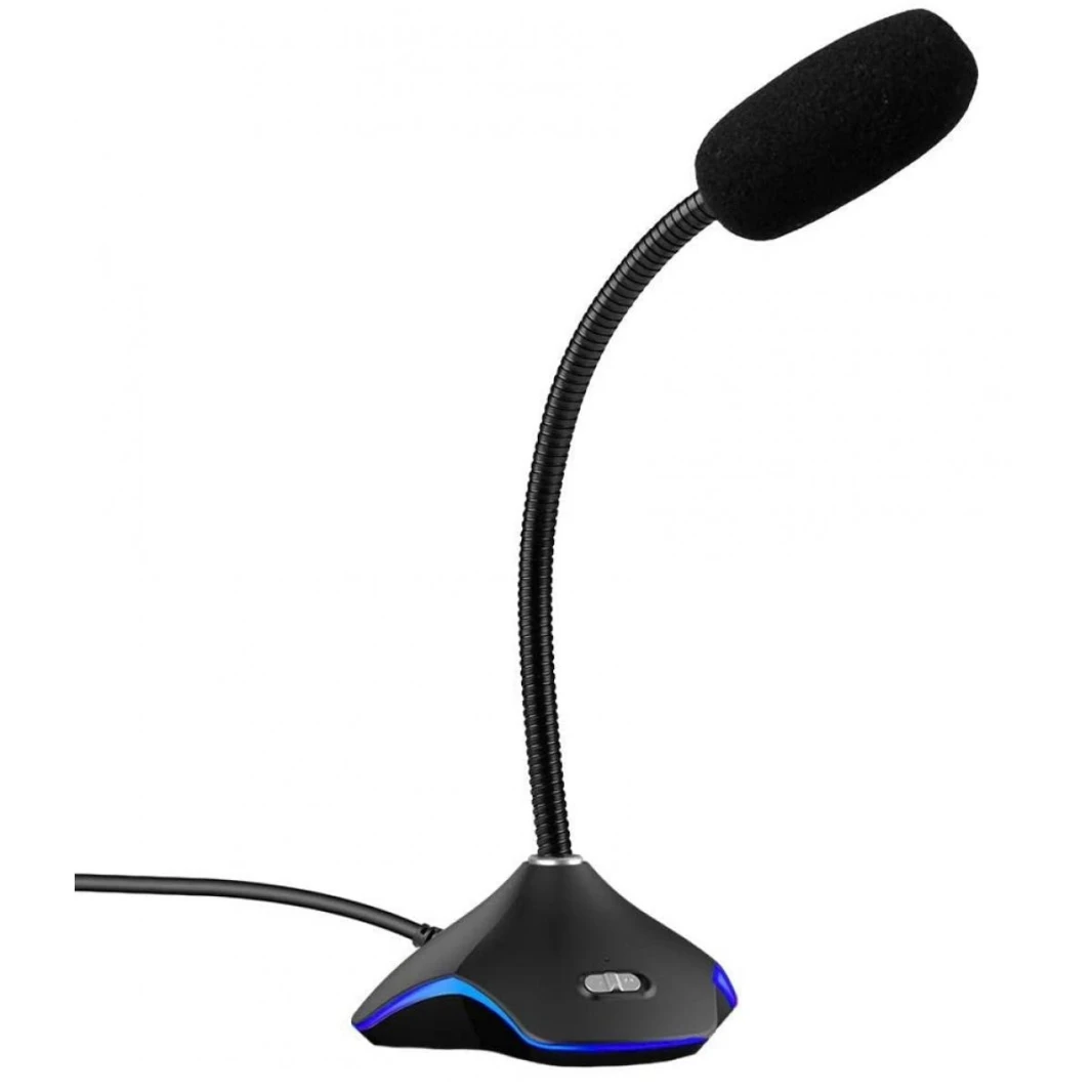 MIC AUX RGB Colorful Multimedia Microphone