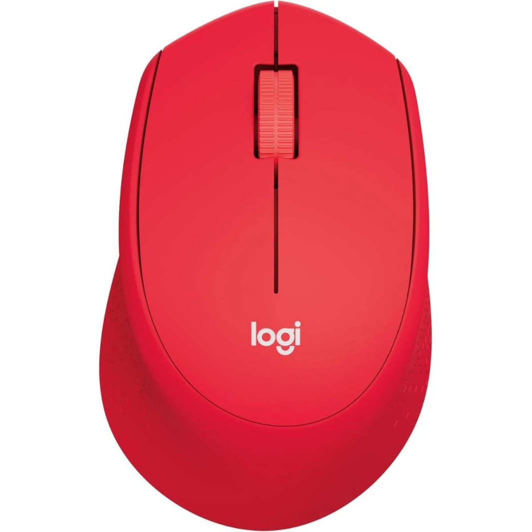 Logitech M330 Silent Mouse, Wireless,  (Red)