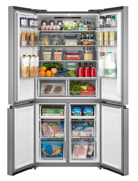 Samix Refrigerator Side by Sie A+, 580Lit, No Frost, Silver