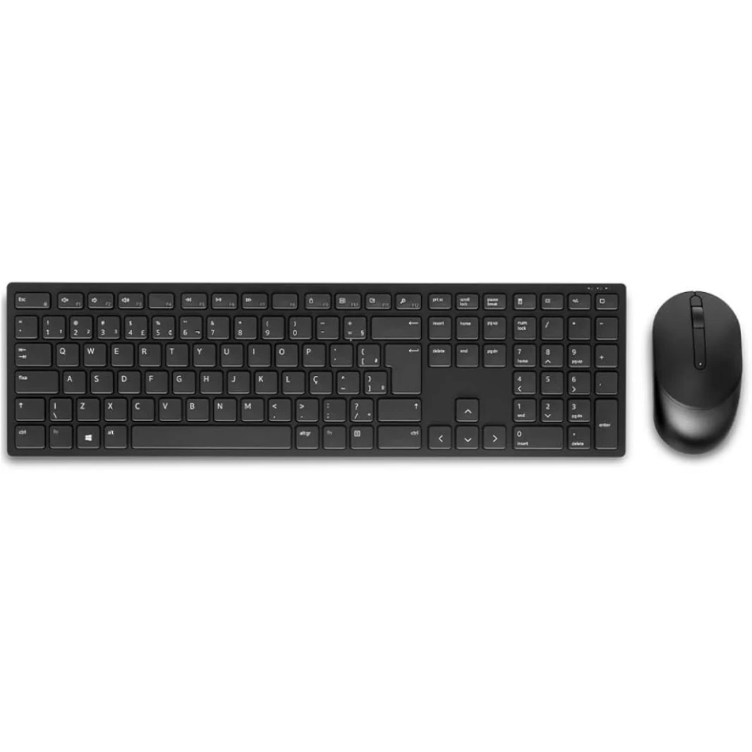 New Dell Pro KM5221 Kit 2.4GHz Wireless Keyboard & Mouse Combo
