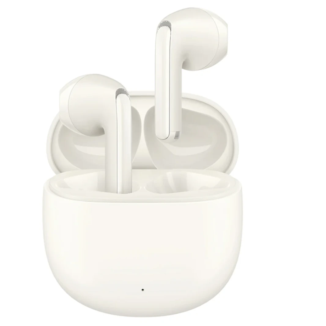 JOYROOM Funpods Series JR-FB1 Low latency technology IP54 water resistant True Wireless Earphones  Beige/ 18 Months Warranty