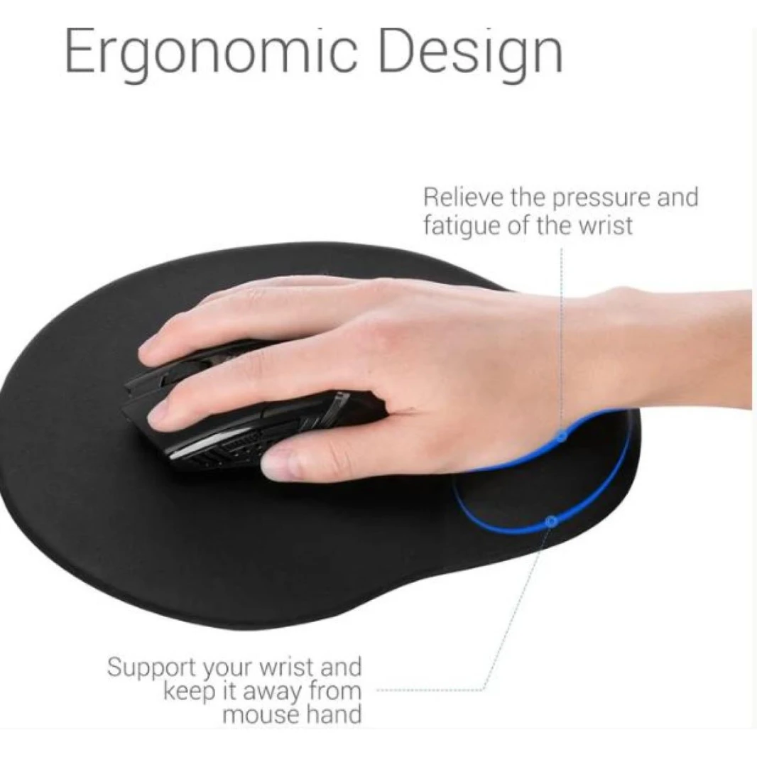 H02 Ergonomic Mouse Pad With Gel Wrist Rest Suppor