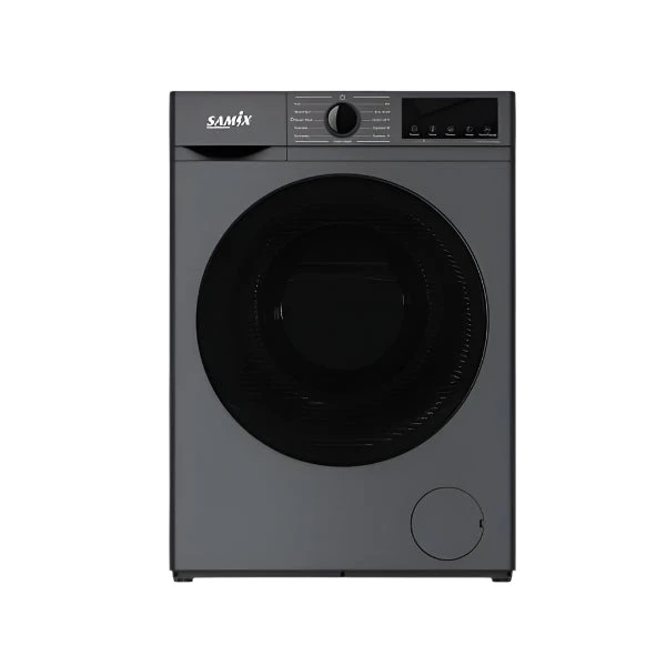 Samix Front Load Washing Machine, 8KG, 1400Rpm, Black