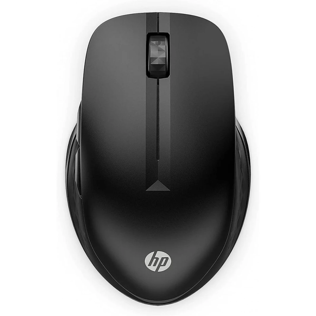 HP 430 Multi-Device Wireless Mouse Dual Bluetooth 5.2 & 2.4 GHz USB Receiver Dongle - 4000 DPI Cursor Tracking, 4 Customizable Buttons